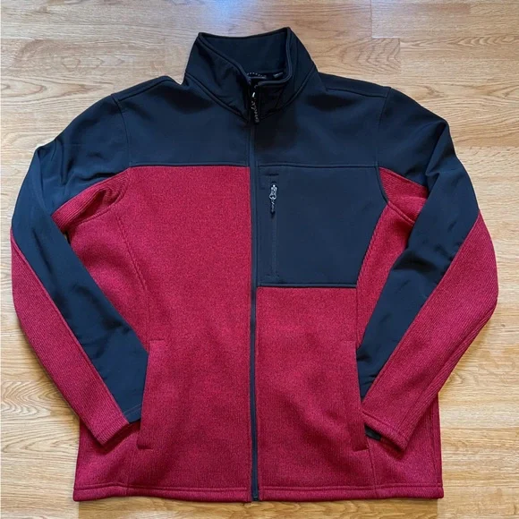 Mens Fleece Salewa Fleece Vintage Men's Columbia Red/Black